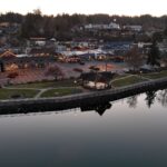 Aerial Shot of Poulsbo from Liberty bay